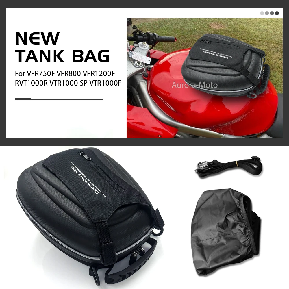 

Tanklock Fuel Tank Bag For Honda VFR750F VFR800 VFR1200F RVT1000R VTR1000 SP VTR1000F Tankbag Motorcycle Navigation ﻿bag