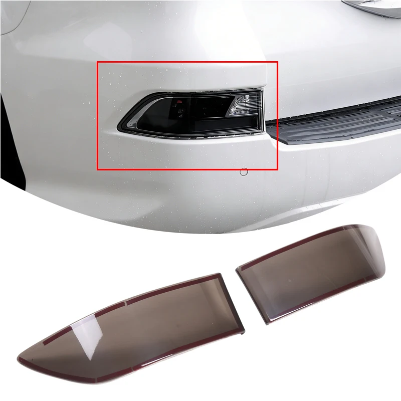 

For Lexus GX/J150 2014-2023 rear fog lamp smoked sheet car rear fog lamp decorative sheet protective patch ABS transparent gray