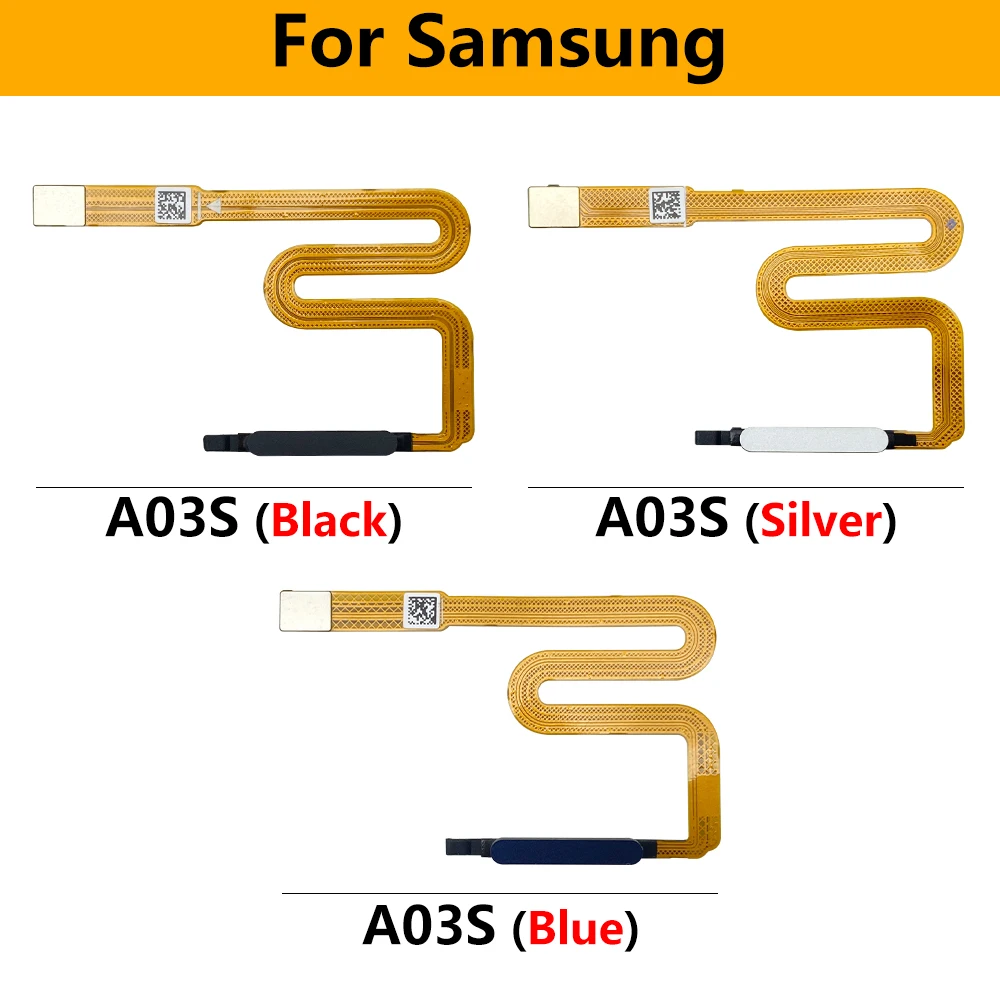 

For Samsung A03S A037 A037 ID Home Button Fingerprint Menu Return Key Recognition Sensor Flex Cable Replacement Parts