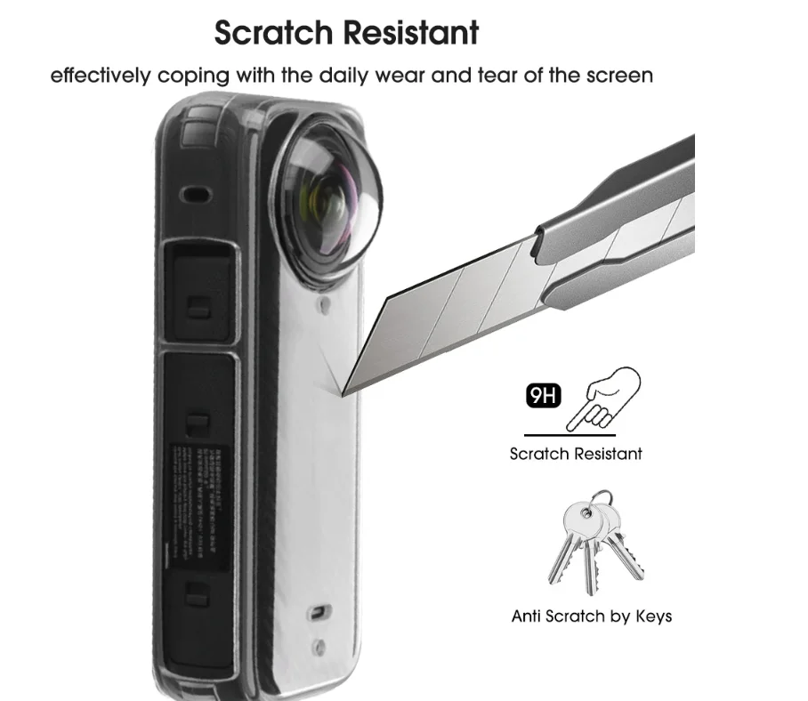 Insta360 X4 TPU Protective Soft Case with Airbag Anti-drop Anti-Scratch All-around Protector Cover For Insta 360 X 4 Accessories