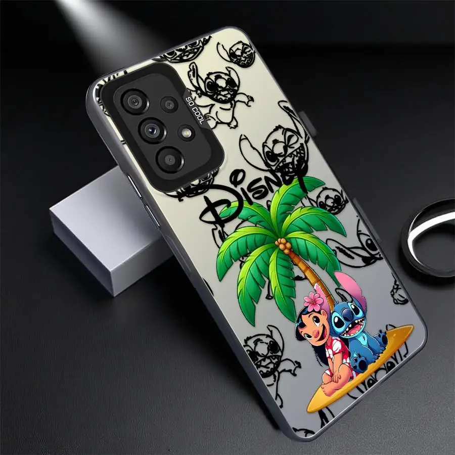 ディズニースティッチケース Samsung Galaxy A51 A56 A53 A73 A71 A72 A52 A54 A26 A36 A35 A55 ソフトシェル用