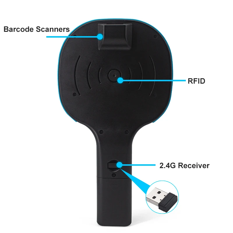 134.2KHz USB 2.4G Mass Memory RFID EMID FDX-B Animal Tag Reader Pet Microchip Scanner for Dog Cat