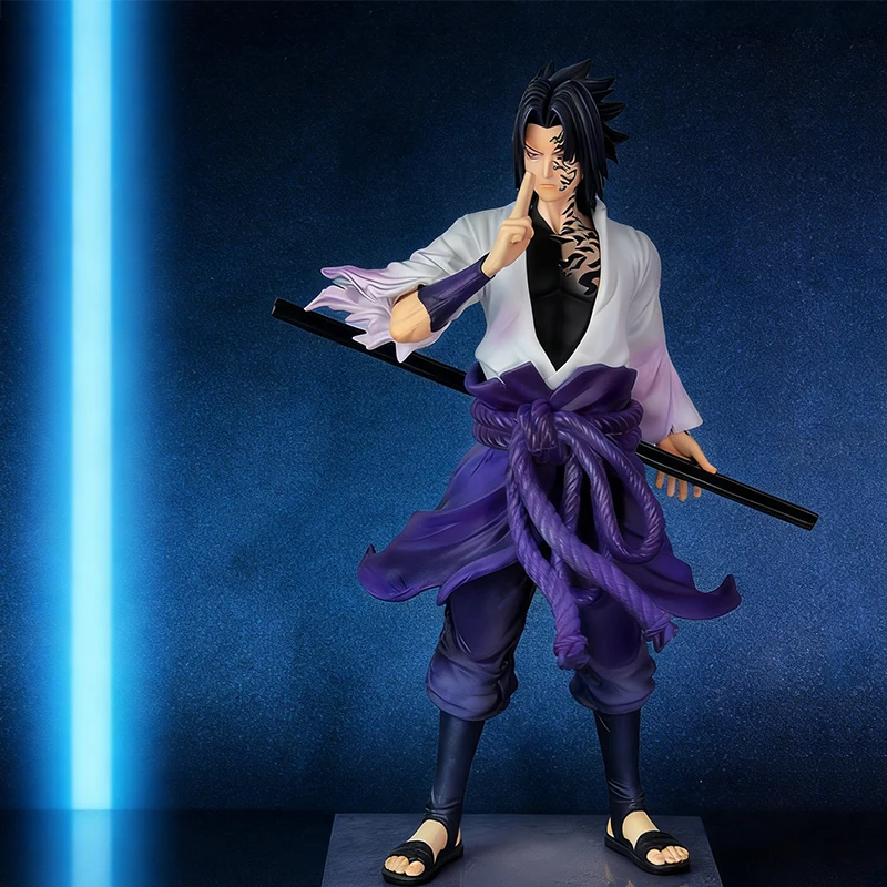 

Anime Sasuke Gk Statue 31cm Naruto Action Figures Sasuke Uchiha Figure Standing Model PVC Collectible Desktop Decor Toys Gift