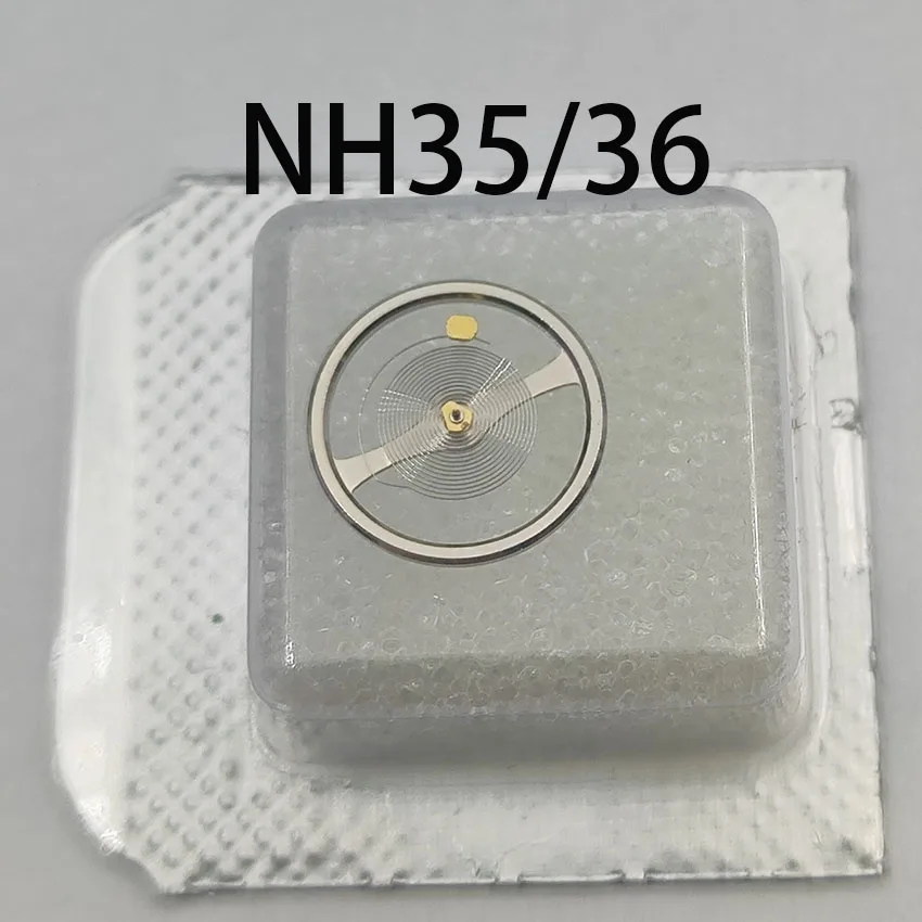 Watch movement accessories are suitable for Japanese original NH35 NH36 movement balance wheel assembly full balance balance whe