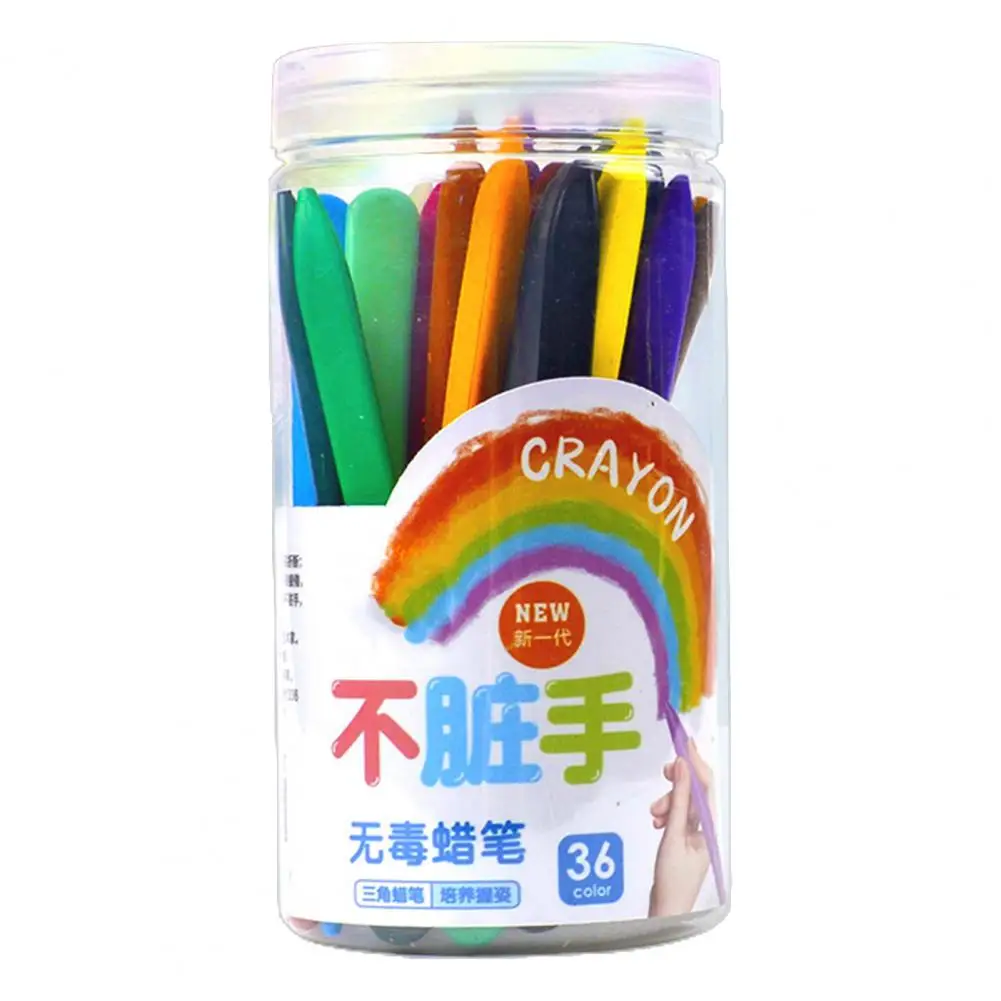 Krayon dua ujung krayon aman warna tahan air perlengkapan prasekolah untuk anak-anak ultra-ringan tongkat Mini Ideal untuk sekolah