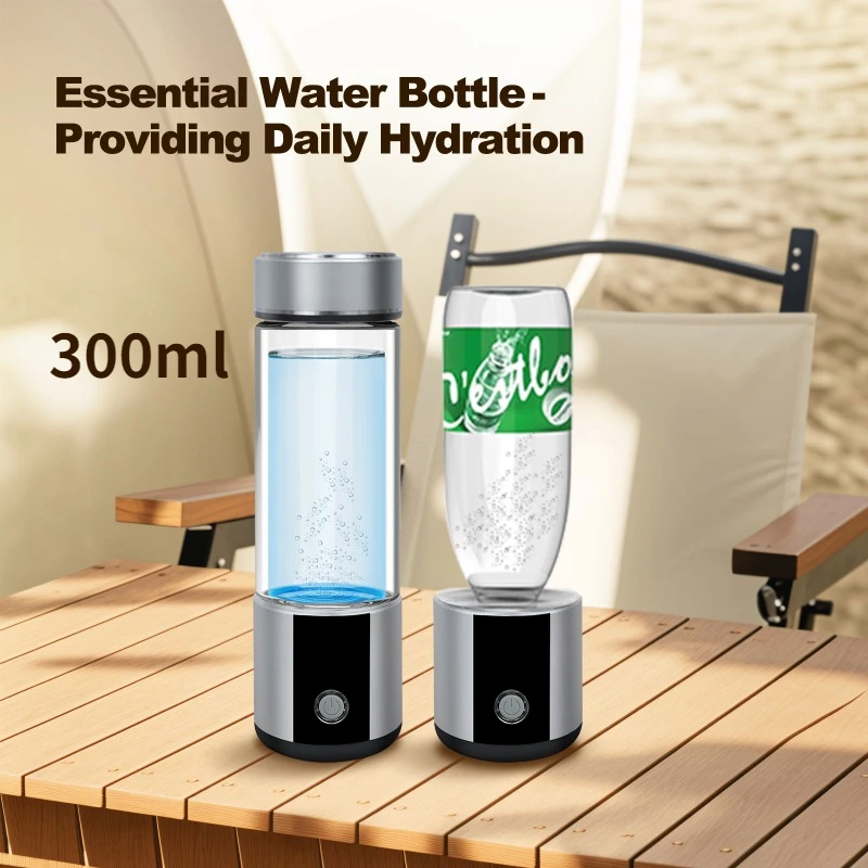 

300ml Hydrogen-Rich Water Cup Electric Hydrogen Rich Water Generator Bottle Titanium Quality Filter Portable Antioxidant Lonizer