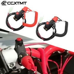 Motorcycle Engine Kill Stop Switch Boat Outboard Engine Motor Kill Stop Switch Safety Lanyard For KTM Honda Yamaha Kawasaki Part