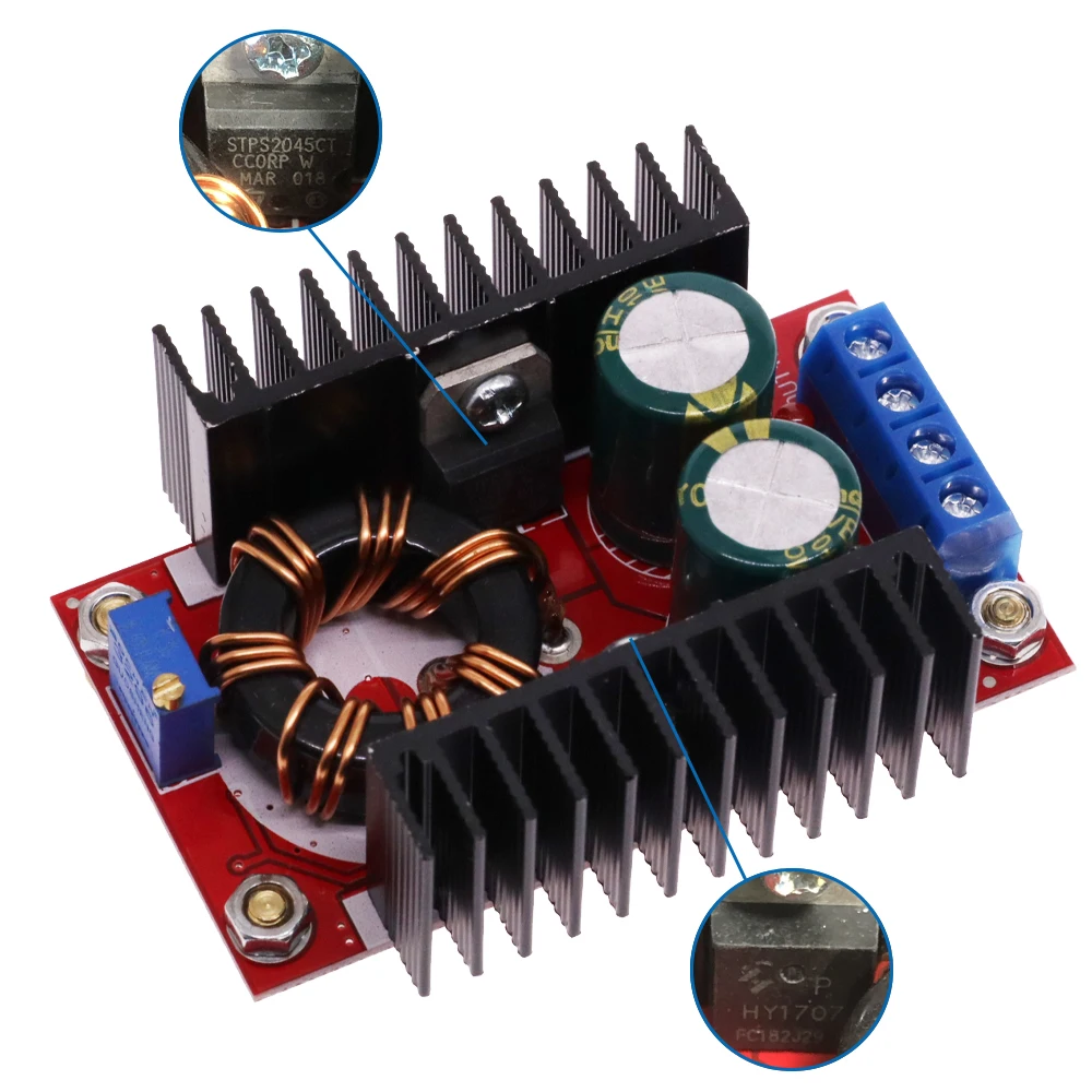 1/5PCS DC DC 9A 300W 150W Boost Converter Step Down 80W Buck Step UP 5-40V To 1.2-35V Power module XL4016 For Arduino