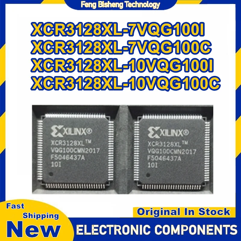 XCR3128XL-7VQG100I XCR3128XL-7VQG100C XCR3128XL-10VQG100I XCR3128XL-10VQG100C puce IC 100% nouveau Original en stock