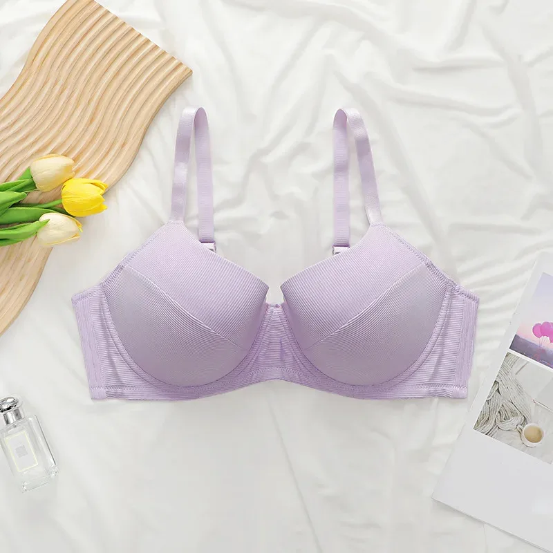 

Чашка 90 95 100 105 110 D размера плюс с регулируемым двубортным дизайном для женщин, бюстгальтер Femme ih.4