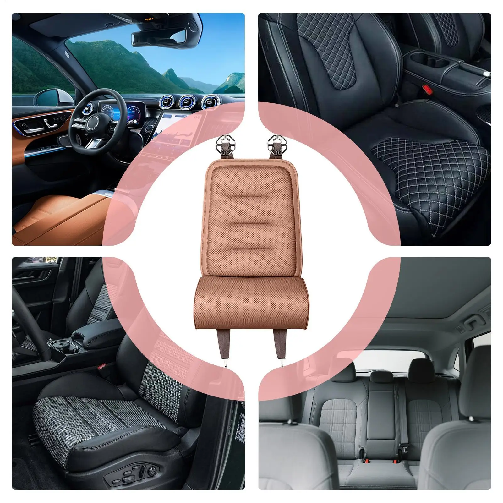 

Подушка для удлинителя ног автомобиля, дышащие нескользящие автомобильные аксессуары, удлинитель для ног автомобиля, поддерживающая подушка для передней и задней части водителя