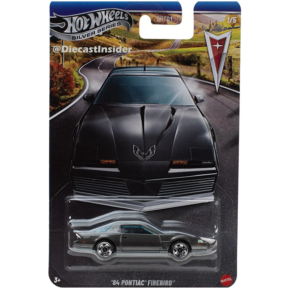 Nieuwe 1/64 Hot Wheels Silver Series Pontiac Set GTO Bonneville Firebird Diecast Cars Model Verzamel Custom Model Verjaardag Speelgoed Cadeau