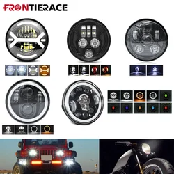 5 75 Inches Round Led Lights for Motorcycle Front Headlights Car Headlamp with DRL/Turn Signal/Low Beam for Harley Headlight