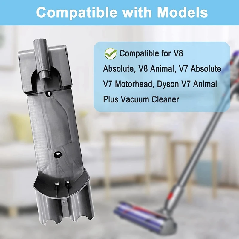 V8 Supporto a parete per Dyson V7 V8 Aspirapolvere senza fili Docking Station Accessorio Parti per montaggio a parete 967741 -01