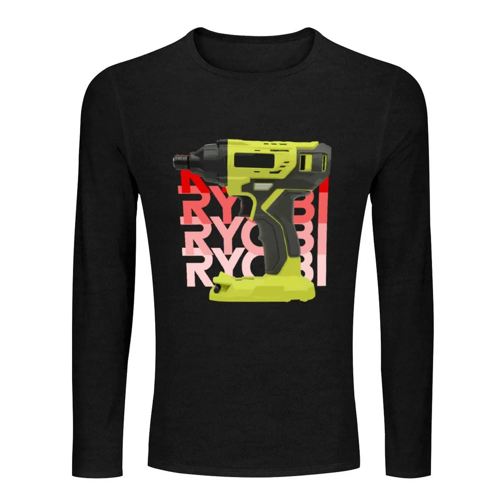 Ryobi-Tool Shadow Long T-Shirt boys animal print shirt workout shirts for men