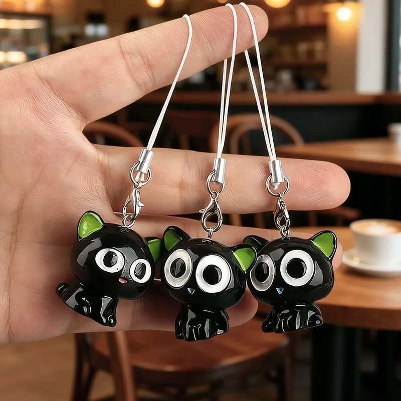 Cartoon Resin Luo Xiaohui Keychain: Girly Student Accessories, Best Friend Gift, Couple's Keychain
