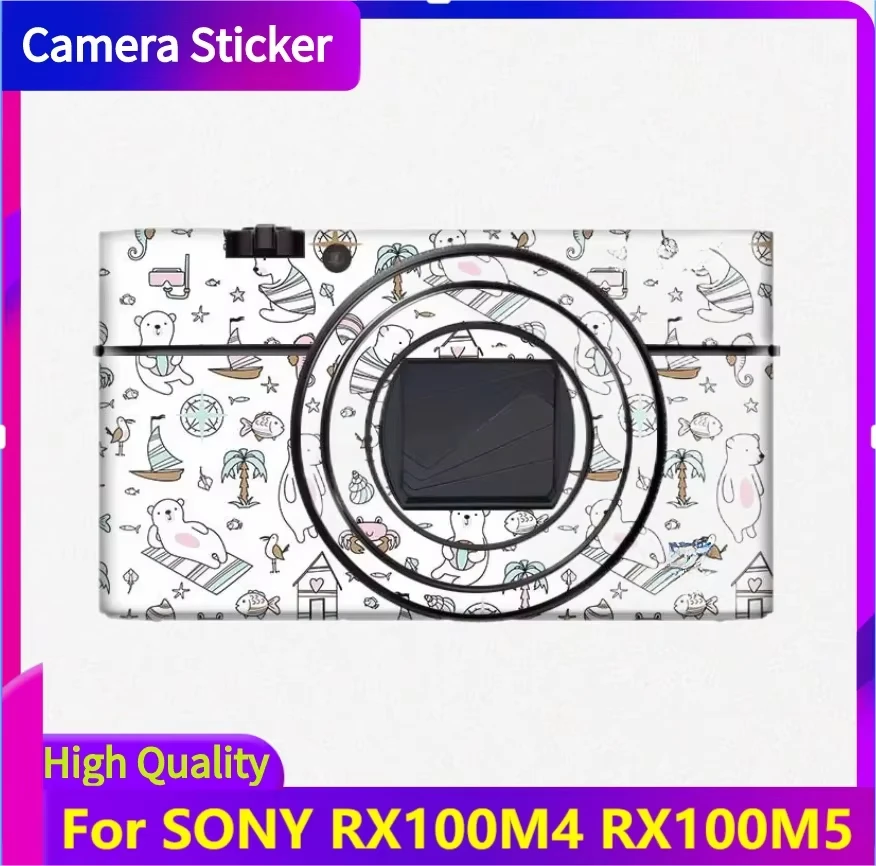

For SONY RX100M4 RX100M5 Camera Sticker Protective Skin Decal Vinyl Wrap Film Anti-Scratch Protector Coat RX100IV RX100V
