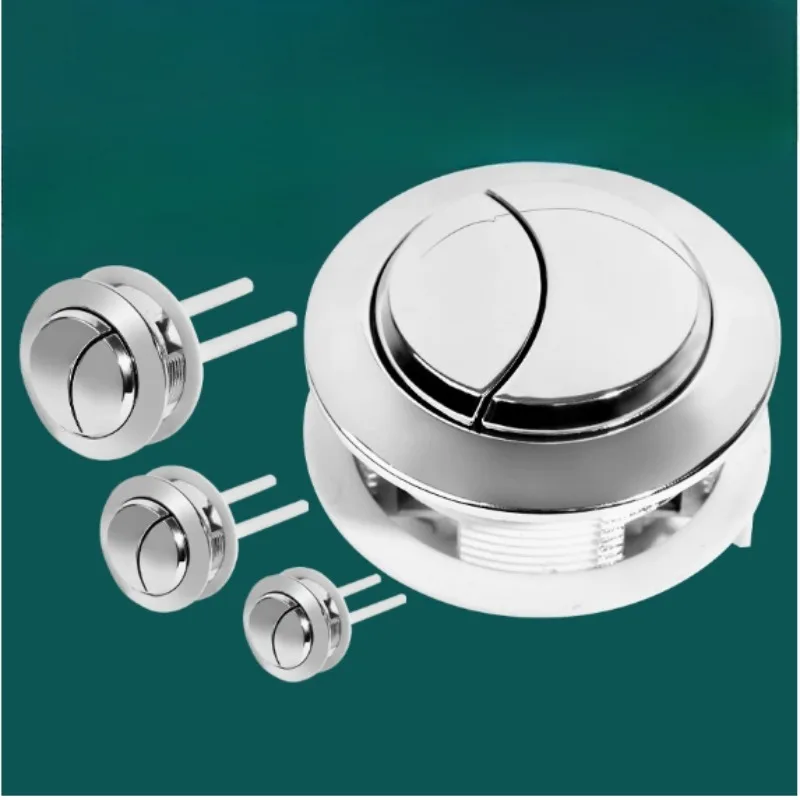 38/48/58 مللي متر زر ضغط مزدوج العالمي فلوش مقعد المرحاض غطاء خزان المياه زر قضبان مزدوجة الحمام المرحاض التبديل اكسسوارات #6