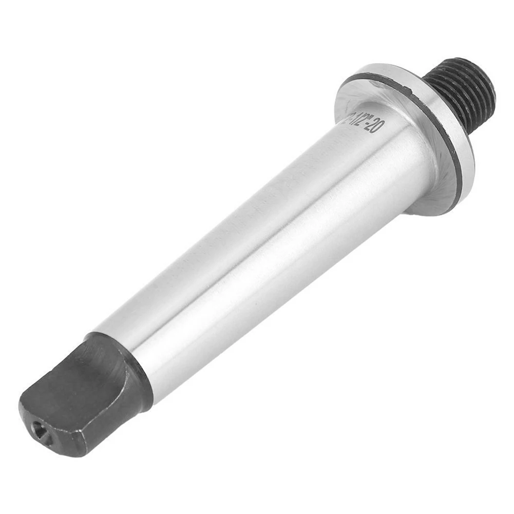 Mandrin de forage poignée de connexion argent noir 2 2MT à 1 2 -20 filetage 1 2 'adaptateur de tige 1 pièces 1x acier au manganèse