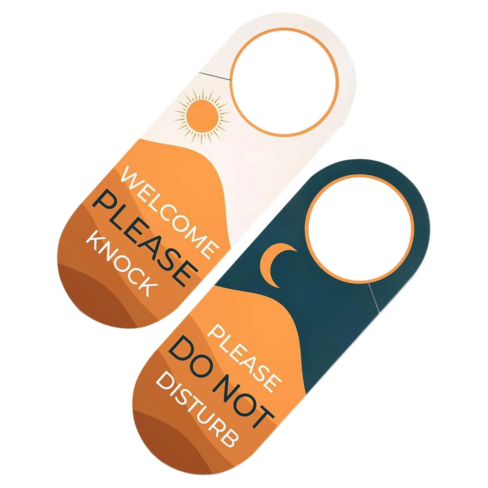 

2 Pcs Do Not Disturb Sign Dont Welcome Bedroom Door Don't for Privacy Paper Office Hanger