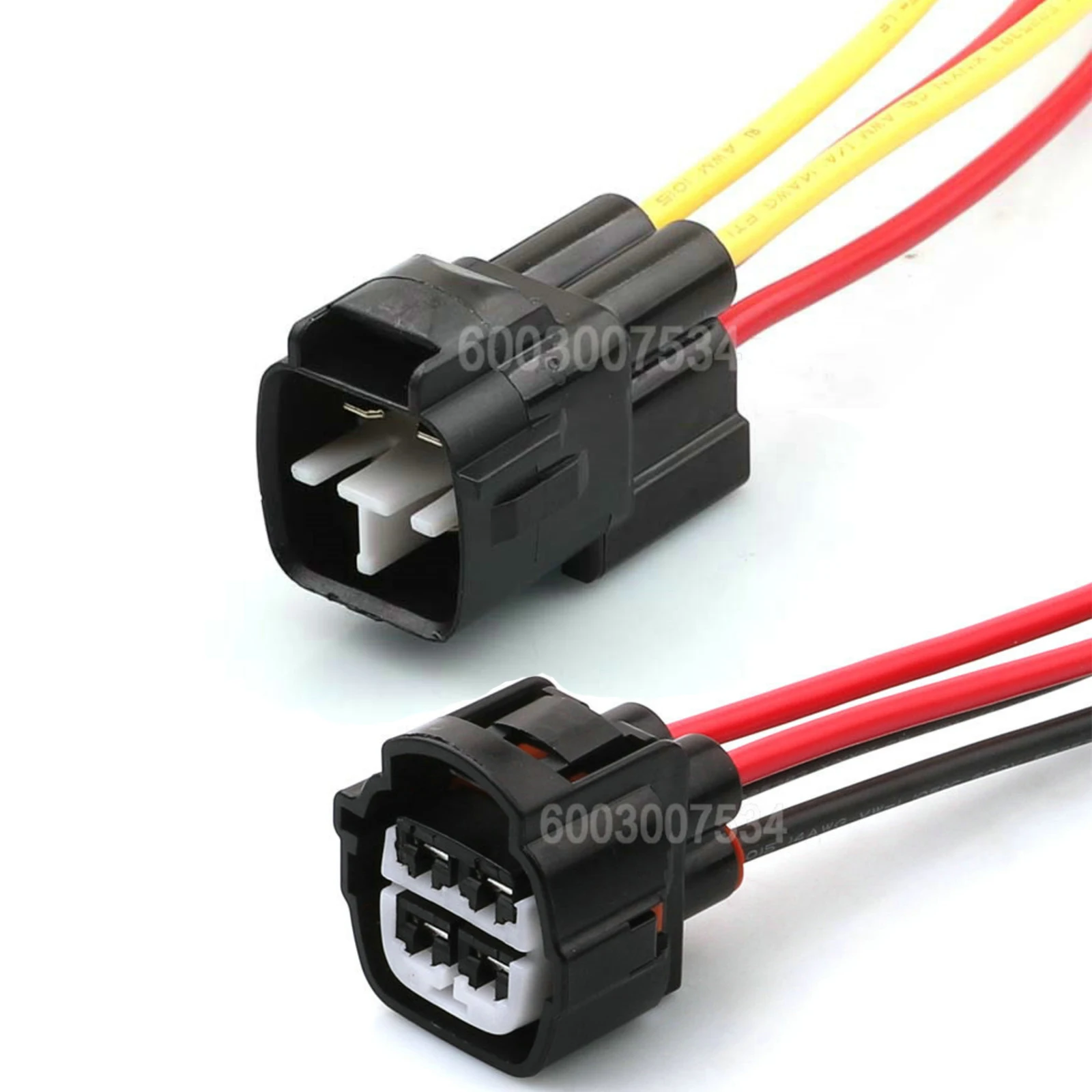 

4 Pin Waterproof Headlight Light Socket Oxygen Plug Fan Sockets Male Female Connector For Ford Toyota 7283-7041-40 7282-7041-40