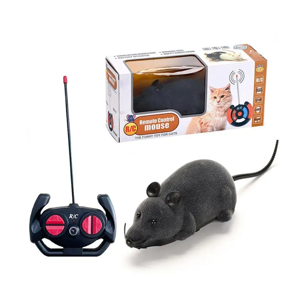 Robot Mouse Rat Funny Cat Toy with Remote Control Multicolor Mouse Wireless Controlled Rat Electric Interactive Pet Supplies