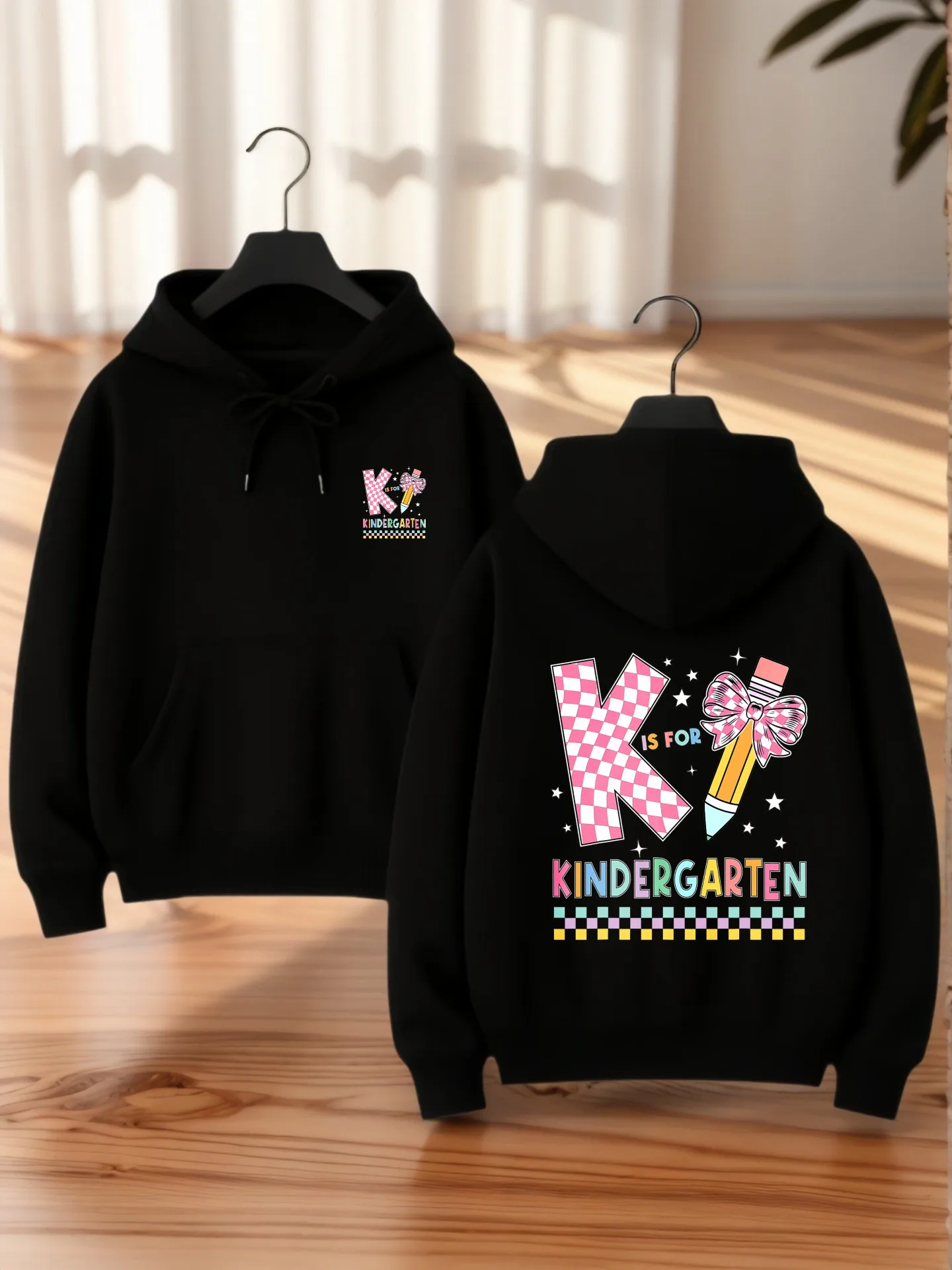 

Graphic Hoodie, Cartoon Print, Y2K Style, Fleece Lined, Casual Everyday Wear, For Teens