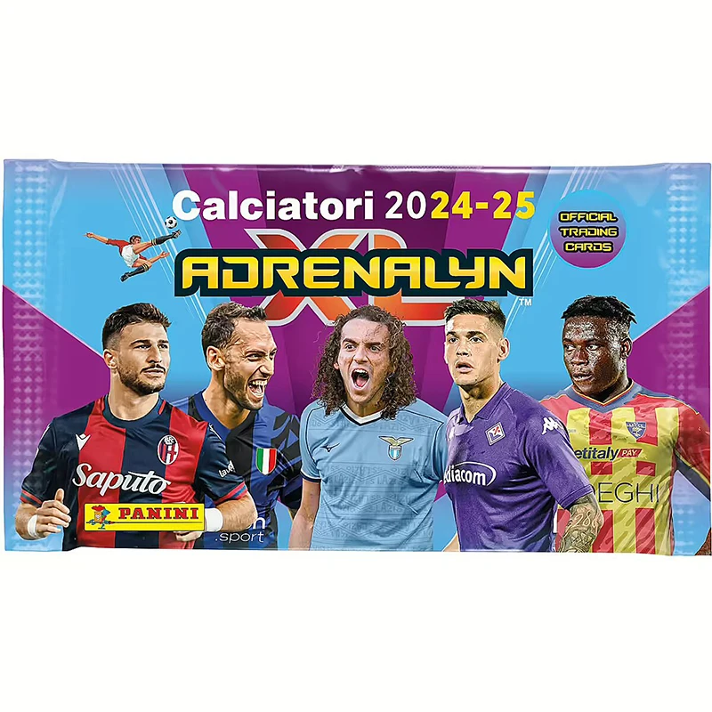 بانيني أدرينالين 2024-2025 سوبر ستارتر باك اللاعبين 24 كيس صندوق جمع بطاقة الأولاد هدية