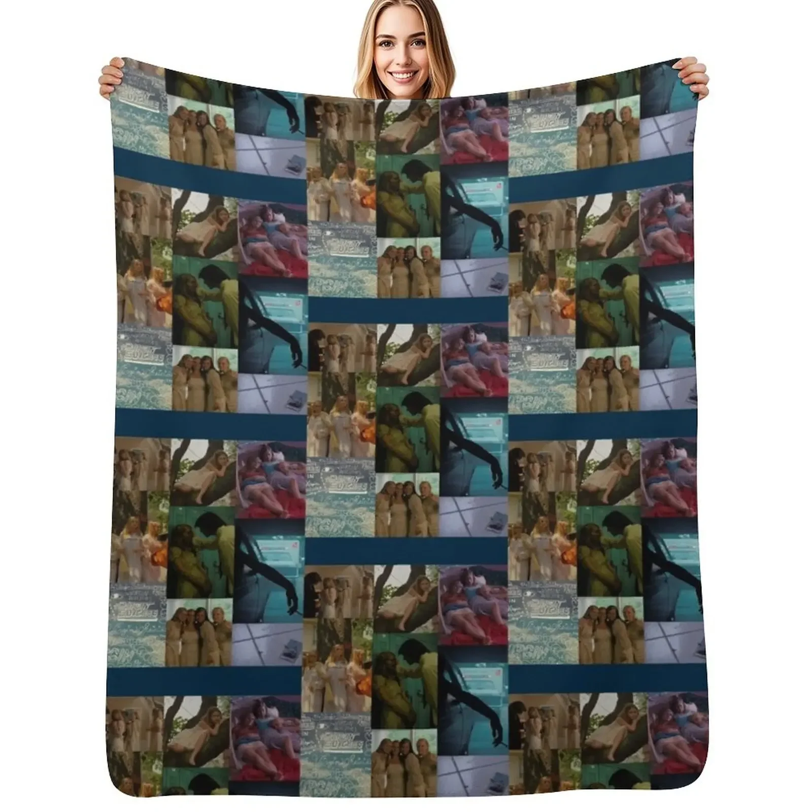 

Virgin Suicides Collage Throw Blanket Giant Sofa christmas gifts Moving Blanket