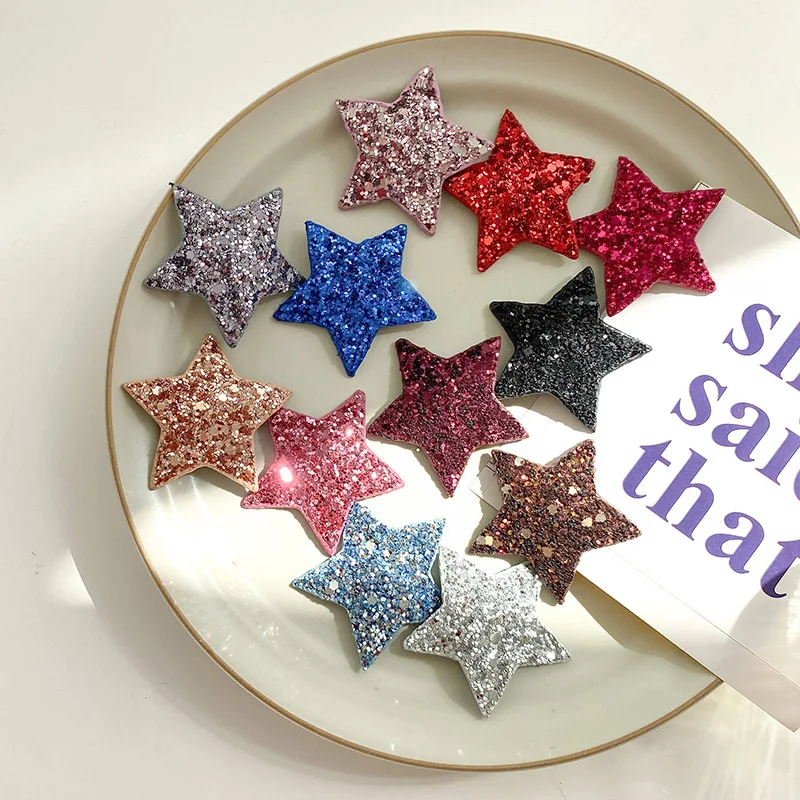 

Colorful Sequin Star Hair Clip for Girls Kids Heart Shape Non Slip Cute Sparkle Daily Use Premium Lightweight Sturdy Accessories