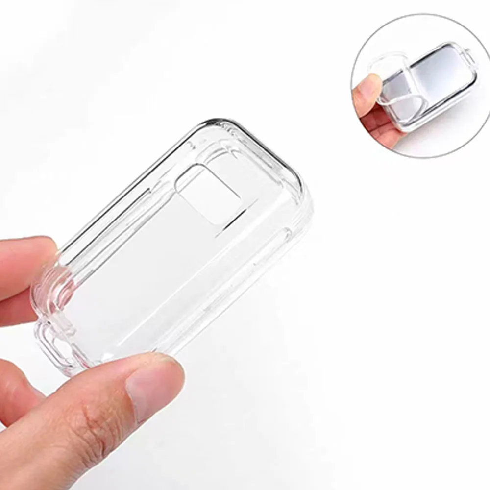 For Zeekr 8X 2026-2027 Series Transparent TPU Car Key Case Full‑Cover Key Protective Shell With Lanyard Auto Key Accessories