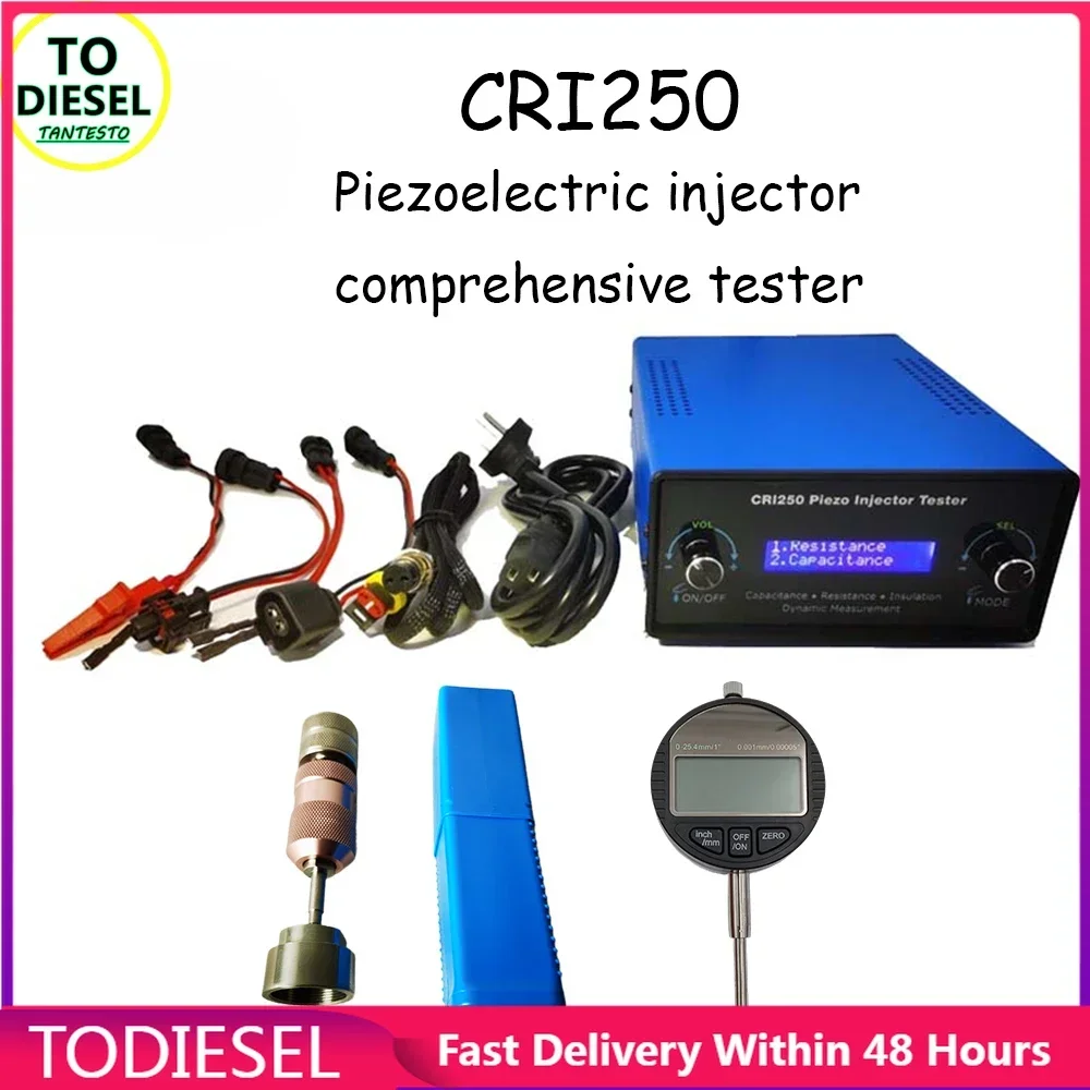 AM-CRI250 VDO Piezo Injector Tester, Resistance Capacitance Insulation Resistance Test AHE Air Gap Measurement Tool for SIMENS