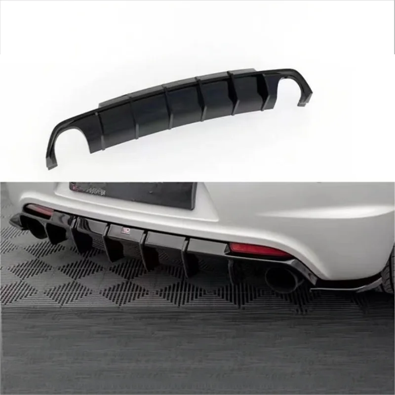 

Для Volkswagen SCIROCCO R MK3 2008-2014 Высокое качество ABS яркий черный автомобильный задний бампер губ диффузор сплиттеры спойлер комплект кузова