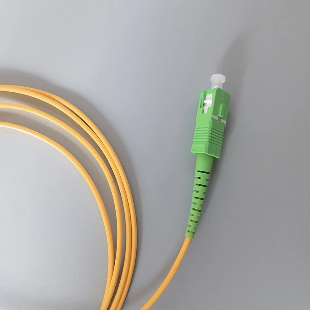 สายแพทช์ไฟเบอร์ในอาคาร FTTH sc/apc TO lc/apc สายสื่อสารใยแก้วนำแสงขนาดเส้นผ่าศูนย์กลาง2มม. 1.5ม./10ม.