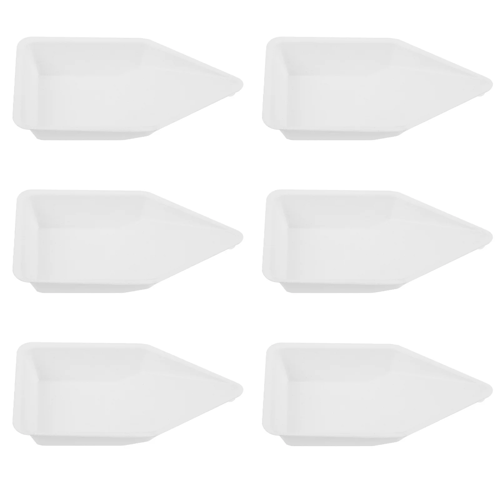 

10pcs Plastic Weighing Boat Food Safe Anti-Static Non-Stick For Measuring Liquids Powders Solids Teaching Equipment