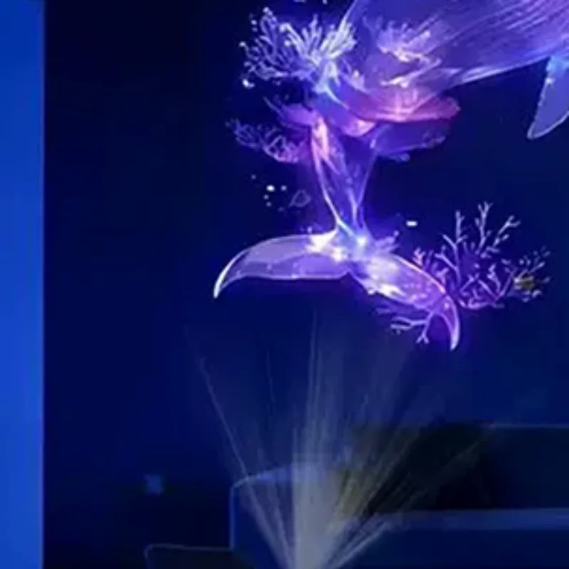 

LED USB Projector Light 3/6pcs Projection Patterns- Adjustable Whale Butterfly Jellyfish Starfish Night Light Festival Gift