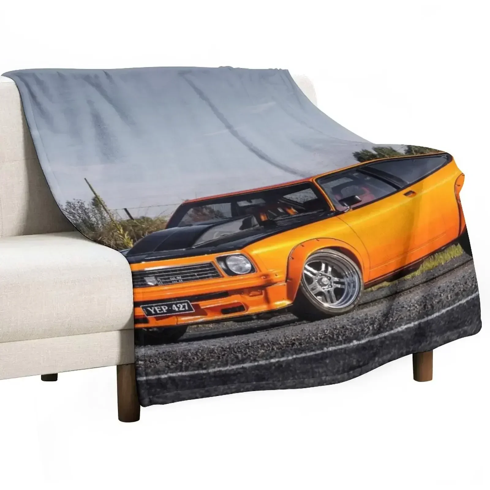 Brett Russell Holden LX Torana Throw Blanket Picnic for babies Cute Plaid Weighted Comforter Decorative Throw Blankets