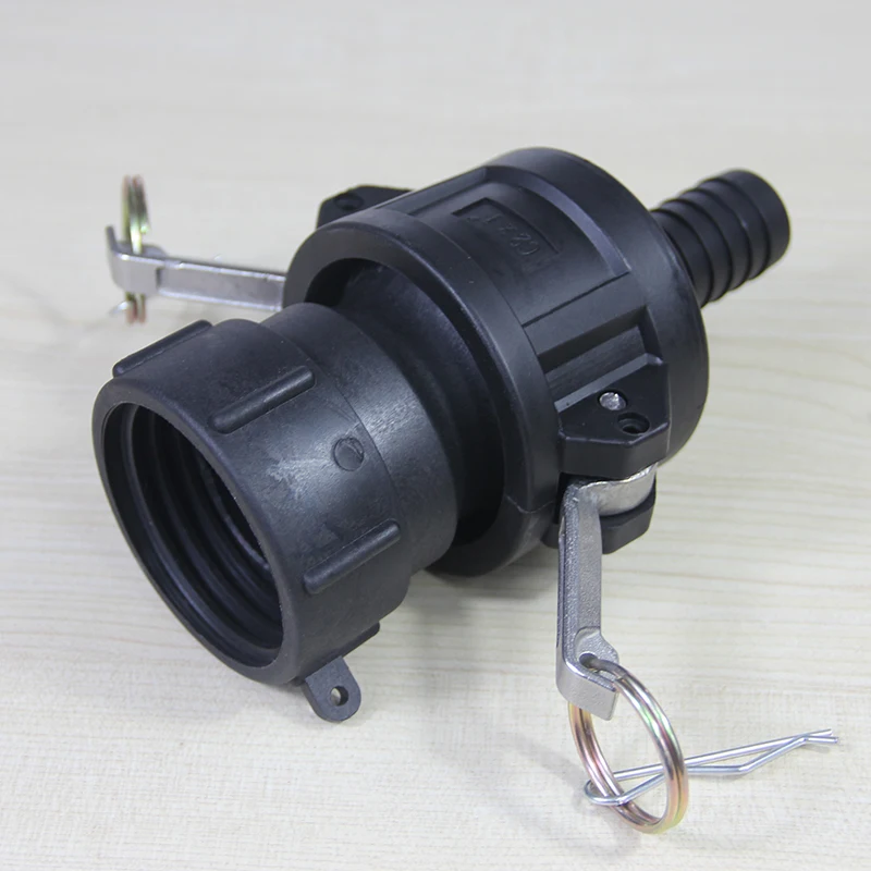 High quality Thicken IBC water tank adapter Valve connector IBC A200 & plastic Camlock Combination Pack hot sale