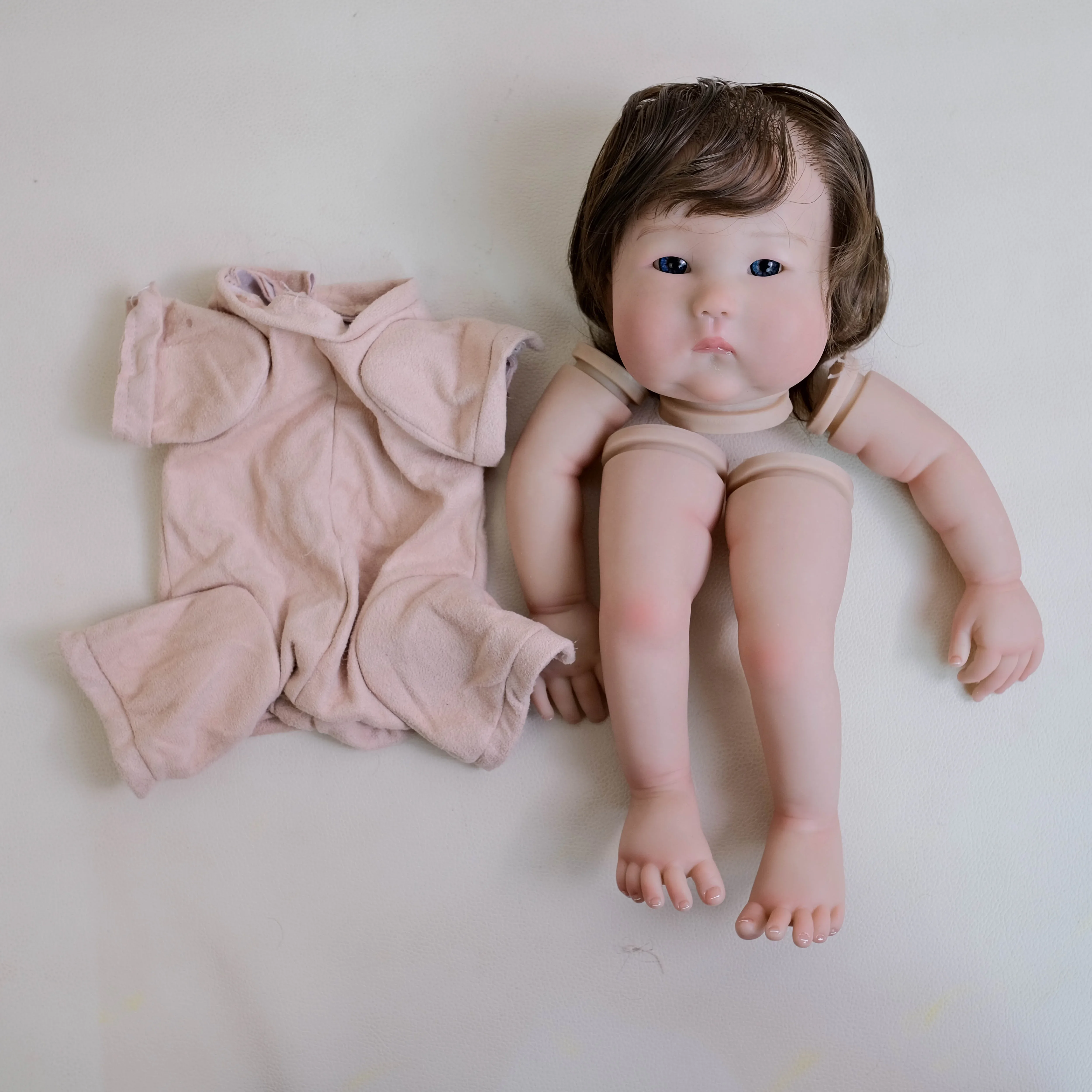 

EGO 20-дюймовый незавершенный окрашенный набор кукол реборн An Ming Baby Cute DIY детали куклы