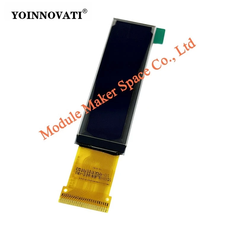 2.08-inch OLED Display Module - 256x64 SH1122 Monochrome Screen White/Blue with 8-bit Parallel, SPI, IIC Interface LCD Module
