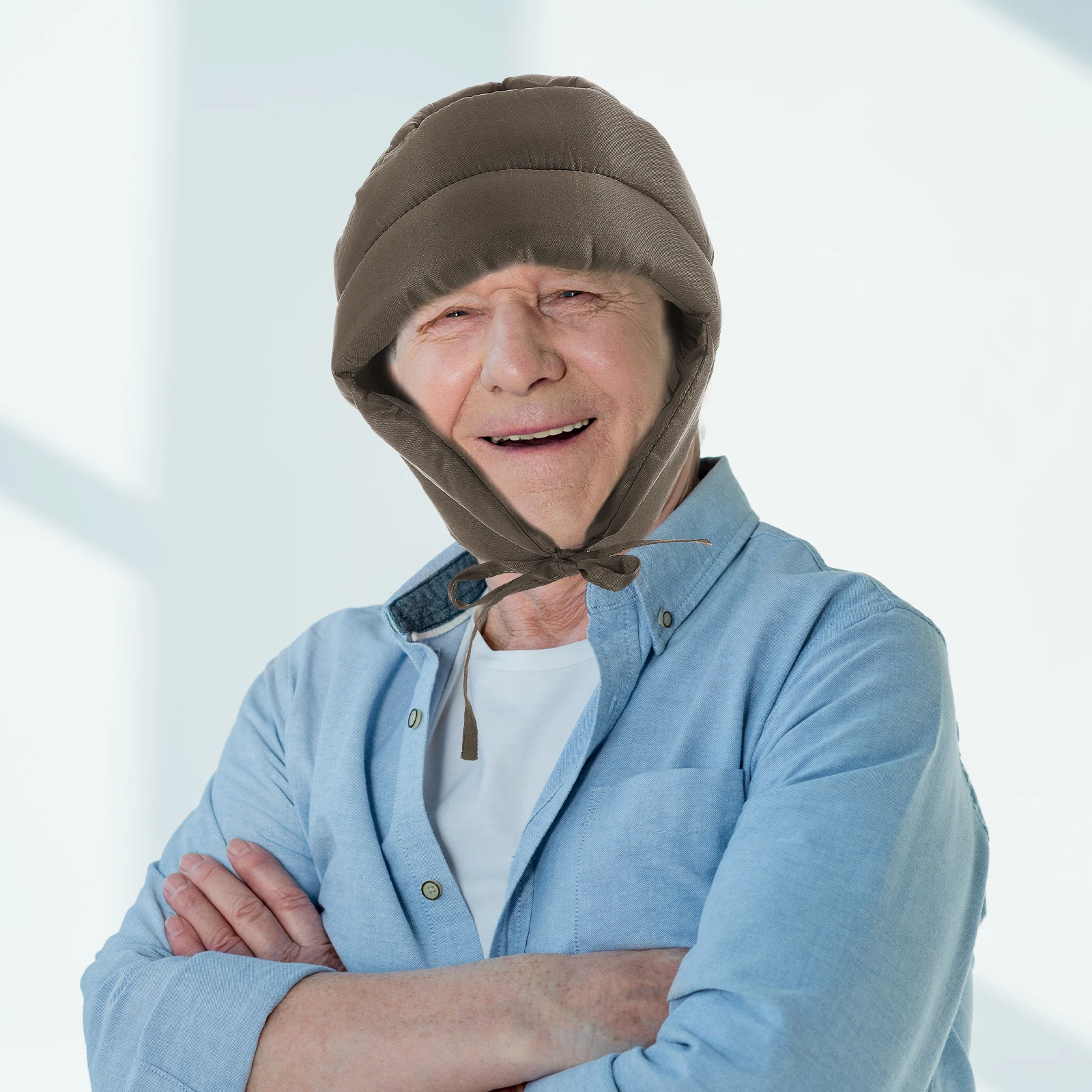 

Elderly Protective Hat Fall-proof Head Cap Comfortable Bump Cap Adjustable Safety Anti-collision Seniors Anti-fall