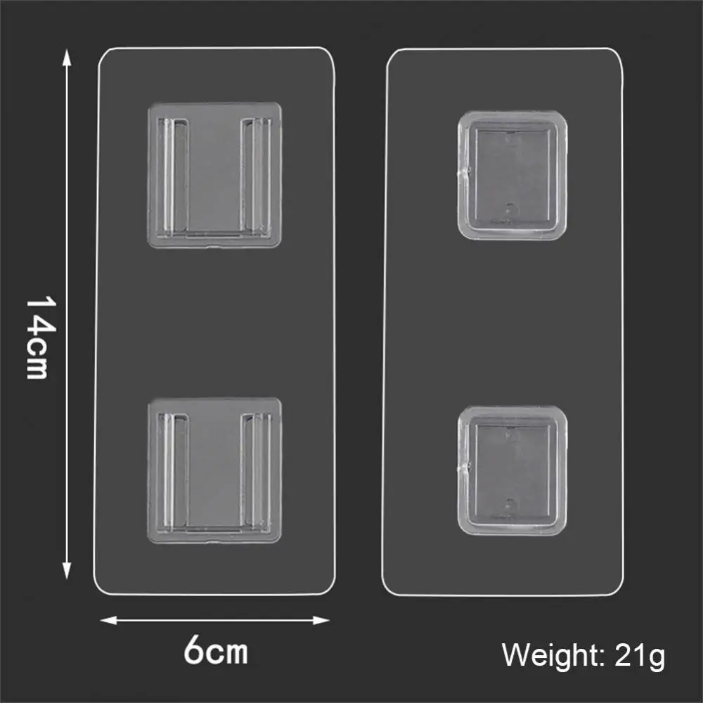 Strong Non-marking Seamless Adhesive Hooks Seam Adhesive Storage Rack Waterproof And Oilproof Wall Mounted Hanging Shelf
