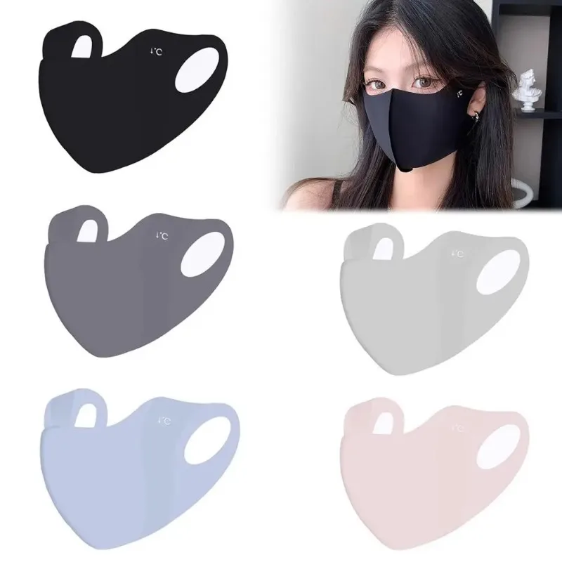 1 Pc Sunscreen Mask Sunshade Thin Breathable Uv Protection Dustproof Slimming Sunscreen Face 3D Protection Eye Angle