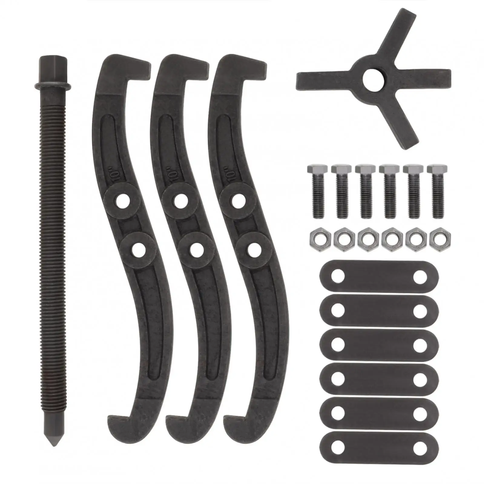 Kit d'outils flacon de roulement, poulie d'engrenage, enlèvement de volant d'inertie, 3 mâchoires réversibles, UNIS issement, 10 ", 250mm