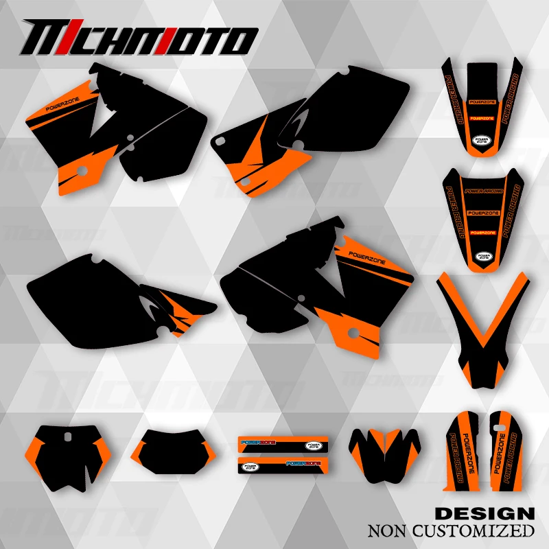 

MCHMFG для KTM 2003 EXC, новый стиль, графические наклейки, наборы наклеек