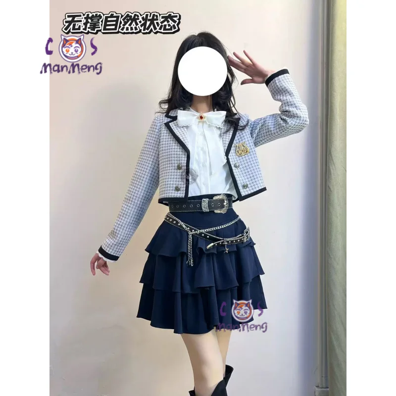 

Game Love and Deepspace Heroine Anime MC Xavier Cosplay Costume New Women Coat skirt shirt uniform Halloween party JK suit