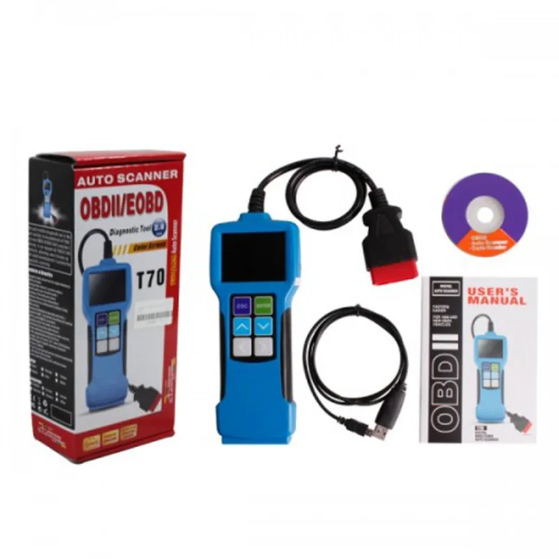 

T70 Universal Fault Code Scanner OBDII EOBD Vehicle Code Reader Auto Scan Tool Highen Diagnostic Scan Tool