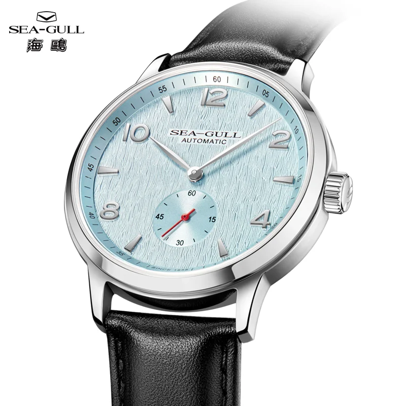 Seagull Automatic Winding Men's Watch 5Bar Waterproof Sapphire ST17 Calendar BUSINESS FASHION Mechanical Wristwatches reloj 6184