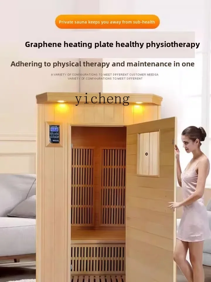 graphene sauna home steam room far infrared spectrum holographic energy house