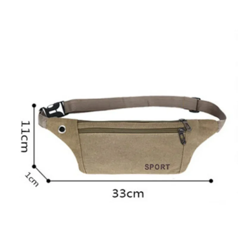 Sac banane rétro pour hommes et femmes, sac de taille de sport, sac de téléphone de voyage, ceinture de portefeuille, imperméable, poudres, mode,